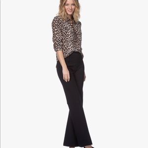 SPANX The Perfect Pant Hi-Rise Flare Black Sz M